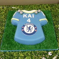 Chelsea Shirt Chelsea football shirt with chelsea logo as a runout