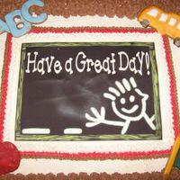 Back To School (Yippeeeeee!) Cupcake Cake 2 of 2. Of course, to celebrate that 'magical time of year', I HAD to send something to school with the boys. Thank you for...