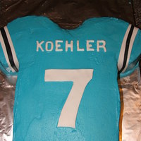 Football Jersey Cake Football jersey cake for my son't 7th birthday