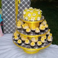 Cupcake Tower For My Best Friend's Birthday Cupcake Tower for my best friends birthday, held in Central Park. It's her mother's Carrot Cake Recipe & Cream Cheese...
