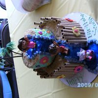 Dora Pool Party Cake I made this for my nieces 3rd birthday. The cake is just like one I found on here. I couldn't find the hula dora but I didn find this...