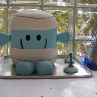 Mr Bump Mr Bump 3d cake made for my son's 4th birthday. Only my second time using fondant! This was for a joint party with my daughter who was...