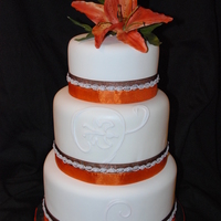 Brown Orange Wedding 