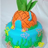 Spongebob My son's 2nd B-Day, all MMF and buttercream