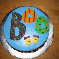 Halloween Cake French Vanilla cake with buttercream frosting