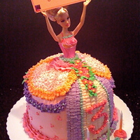 Doll Birthday Cake For Jillian My latest creation which is a doll birthday cake made for my neighbor's youngest daughter, Jillian. These are so much fun to make. The...