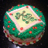Hope Christmas Cake Cake for the HOPE Christmas party. HOPE (Homeless & Orphaned Pets Endeavor) is a wonderful, no-kill humane group based in Houston that...