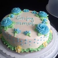 Roses My final cake for Course1 its all buttercream icing