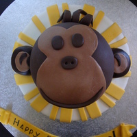 30Th Monkey Cake This cake was made for a 30th birthday. The birthday boy's nickname is "Monkey". Everyone loved the cake! TFL!