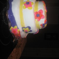 Flower Cake!!! i am thrteen and i think this is horrible but my mom said it is good for my first tier cake