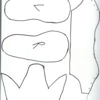 Baby Shoes Here is the sketch that I drew to make the shoes for the baby shower cake.There is a right and a left. I put them together like the...