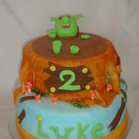 Shrek In His Mud Pit This was a last minute cake. Everything was done in one day. WHEW! My first attempt at shrek. :) I think I did an OK job. Inspiration came...