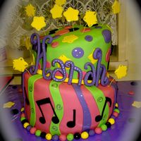 Rock Star all fondant decor