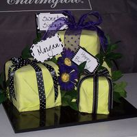 Sweet Sixteen This was made for my niece's 16h birthday. They are "wrapped" with marshmallow fondant. I added silk flowers and ribbons and...