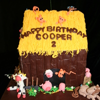 Barnyard Cake Farm Animals, Barnyard