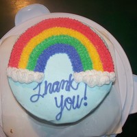 Wilton Cake Class just a buttercream cake i made in a class!