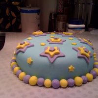 My First Fondant Cake! I probably watched every video on Youtube related to buttercream, fondant and cake decorating. Then, one day out of nowhere...I could not...