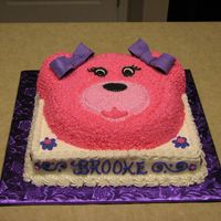 Bear Cake 2 layer butter cream cakePink bear