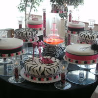 Sweet 16 Zebra Cake 