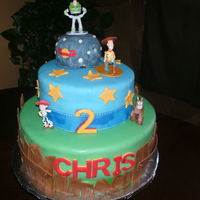 Toy Story 3 fondant cake