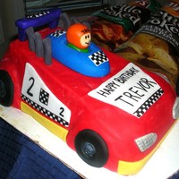 Neeer-Ohm Truck Cake A cake for my son's 2nd birthday that was patterned after his favorite car that he calls his neeer-ohm truck. I used a Wilton novelty...