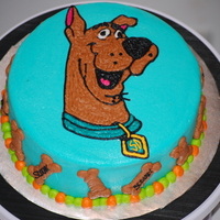 Scooby Doo Birthday Buttercream icing for all deco.
