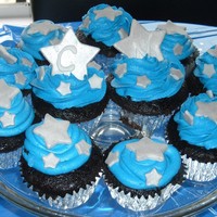 Wizard, Dallas Cowboy Cupcakes My nephews wanted wizard cupcakes, and this is what we came up with. I painted the white fondant stars with silver luster dust and let them...