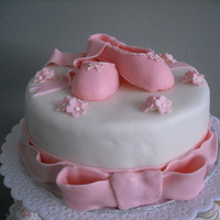 Sweet Ballerina This cake was for my daughters ballet luncheon. All the little girls loved the mini cupcakes. It was so much fun making this.