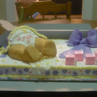 Daisy Baby Made for my cousin's son and his girilfriend. Congratulations on the any day now birth of Anya Maree Olivas.