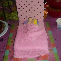 Pure Romance Made for a Pure Romance part I hosted yesterday. My 11 year old daughter helped, hence the crazy looking headboard...lol.