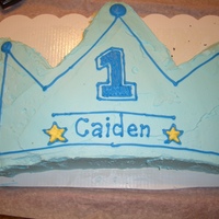 Little Prince 1st birthday cake