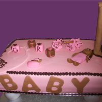 Baby Wagon This was pretty simple. A sheet cake with round pillars as the wheels. The toys were pretty much what made the cake(no pun intended..lol) I...
