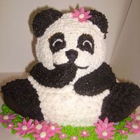Panda panda made with wilton bear pan