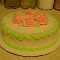 Wilton Course 1 Final Cake 