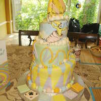 Oh The Places You'll Go My first attempt at a topsy turvy cake.....It was a challenge to say the least!