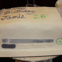 Xbox Cake Made an Xbox 360 cake for my husband's birthday.