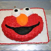 Elmo Cake My daughter's first birthday cake