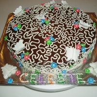 Butterflies And Lace Cake 