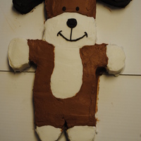 Kipper These were frosted Rice Krispy treats for a little girl who is allergic to dairy, wheat, and eggs. Her favorite show is Kipper the dog.