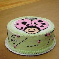 Lady Bug Cake Inspired by a cake by a fellow CC'er. Could be a baby shower or a first birthday.