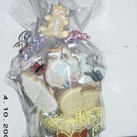 Basket Of Cookies baby shower basket of cookies