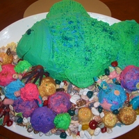 Fishy Cake All buttercream icing, entire cake is edible.