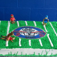 Guns And Hoses! This cake was made for our local fire and police deptartments. It was a benefit game to raise money to rebuild the Fallen Heros Monument in...