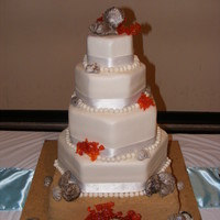 Beach Wedding This was a beach themed wedding for a family member. They were married in FL, then had a reception back here in STL. Everything was edible...