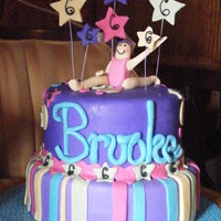 Gymnastics Cake 