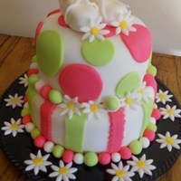 Baby Booties I am a 16 year old that loves decorating cakes! This cake was the second one I had to do in two days, the other was a very large wedding...