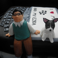 Blackberry I made this cake for a DJ at a local Radio Station on his last day... I used modeling chocolate to cover the cake (I think it tastes MUCH...