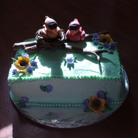 Cardinals This is a cake I did for my Grandmother's funeral... I never had the chance to design one for her Birthday, so I thought this would be...