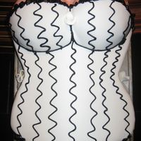 Corset Cake This is only my 5th cake ever. It is my "practice cake". I am going to celebrate my 35th birthday and thought it'd be sexy...