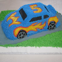 3D Hot Wheels Car Cake 